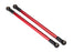 TRA8542R Traxxas Suspension link, rear (upper) (aluminum, red-anodized) (10x206mm, center to center) (2) (assembled with hollow balls)