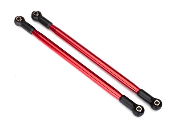 TRA8542R Traxxas Suspension link, rear (upper) (aluminum, red-anodized) (10x206mm, center to center) (2) (assembled with hollow balls)