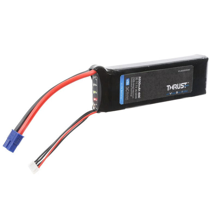 EFLB32003S40 11.1V 3200mAh 3S 40C Thrust VSI LiPo Battery: EC3