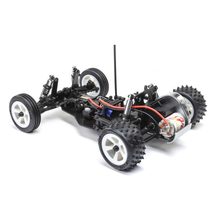 LOS01020T1 1/16 Mini JRX2 Brushed 2WD Buggy RTR, Red (FOR Extra battery ORDER #SPMX652SH2)