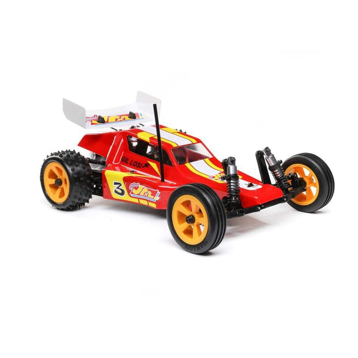 LOS01020T1 1/16 Mini JRX2 Brushed 2WD Buggy RTR, Red (FOR Extra battery ORDER #SPMX652SH2)