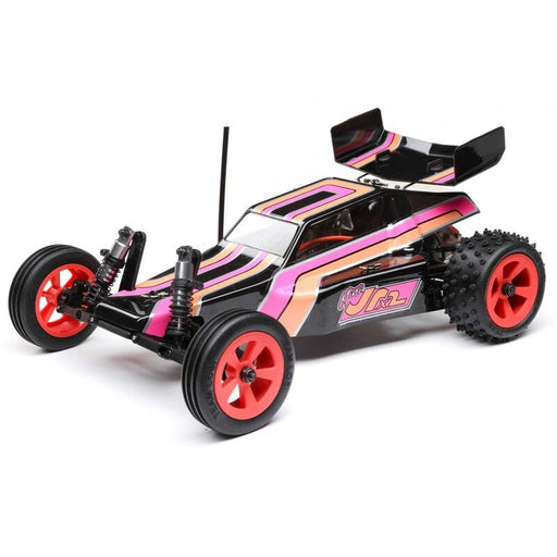 LOS01020T3 1/16 Mini JRX2 Brushed 2WD Buggy RTR, Black (FOR Extra battery ORDER #SPMX6502SH2)