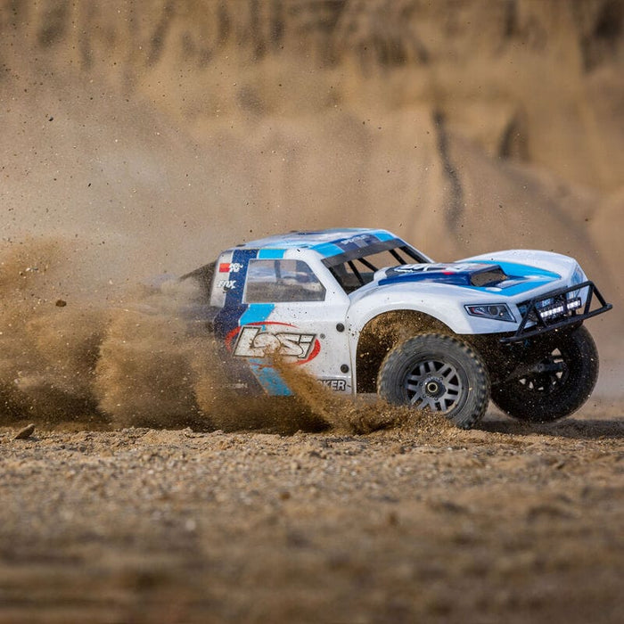 LOS05014V2T1 5IVE-T 2.0 V2: 1/5 4wd SCT Gas BND: Gry/Blu/Wht