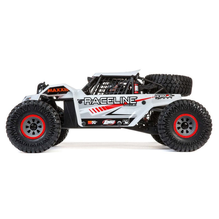 LOS05016V2T1 1/6 Super Rock Rey V2 4WD Brushless Rock Racer RTR, White YOU will need this part #SPMXPS8HC   to run this truck