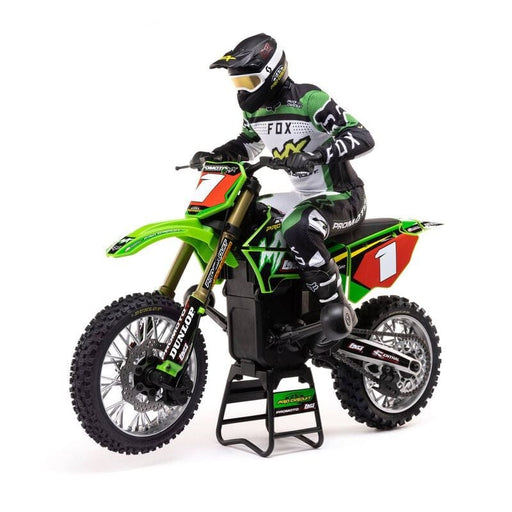 LOS06002 1/4 Promoto-MX Motorcycle RTR with Battery and Charger, Pro Circuit (for Extra battery order part # SPMX52S50H5 **