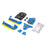 LOS210010 1/14 Painted Body Set, Blue/Yellow: Mini 8IGHT-DB