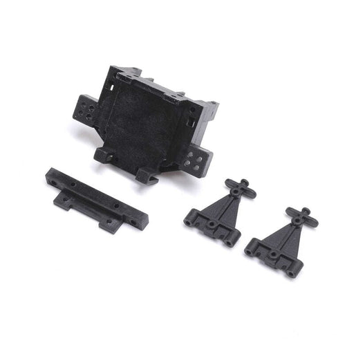LOS211028	 Rear Bulkhead, Toe Block, Link Mount: Mini JRX2