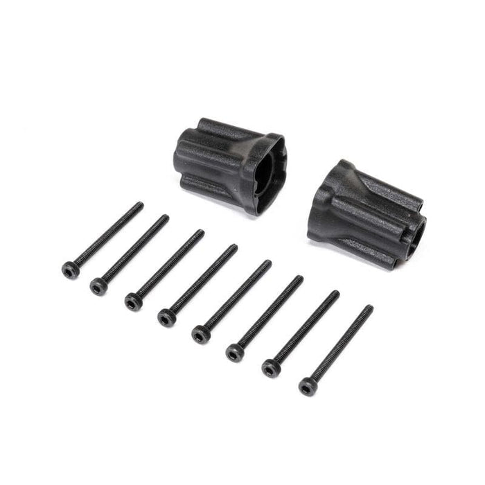 LOS214043 Rear Axle Mount Set, 0 deg: Mini LMT