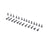 LOS216004 Screw Set, Flat Head: Mini-T 2.0