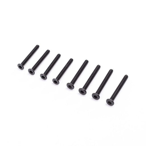 LOS216007 Flathead Screws M2 x 16mm, M2 x 18mm (8)