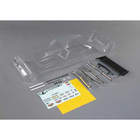 LOS230086 69 Camaro Body Set, Clear: 22S Drag
