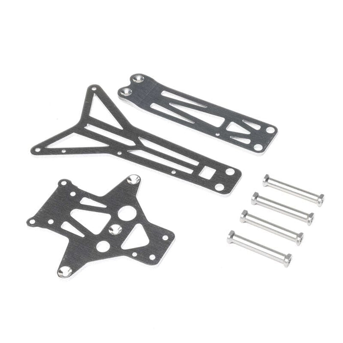 LOS230105 Top Chassis Brace & Standoffs, Front/Rear: RZR Rey