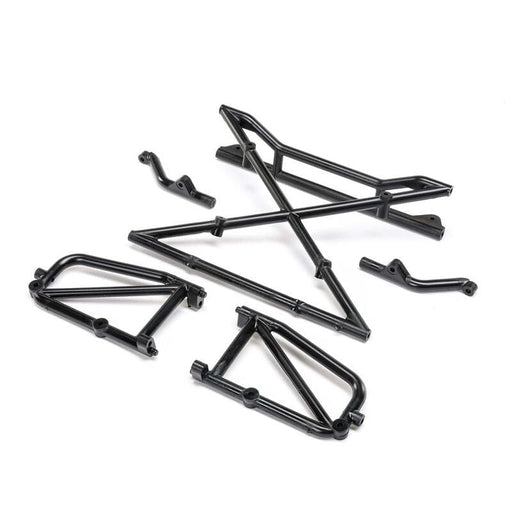 LOS230127 Shock Tower, Rear Body & Center Brace: 1/10 Baja Rey 2.0