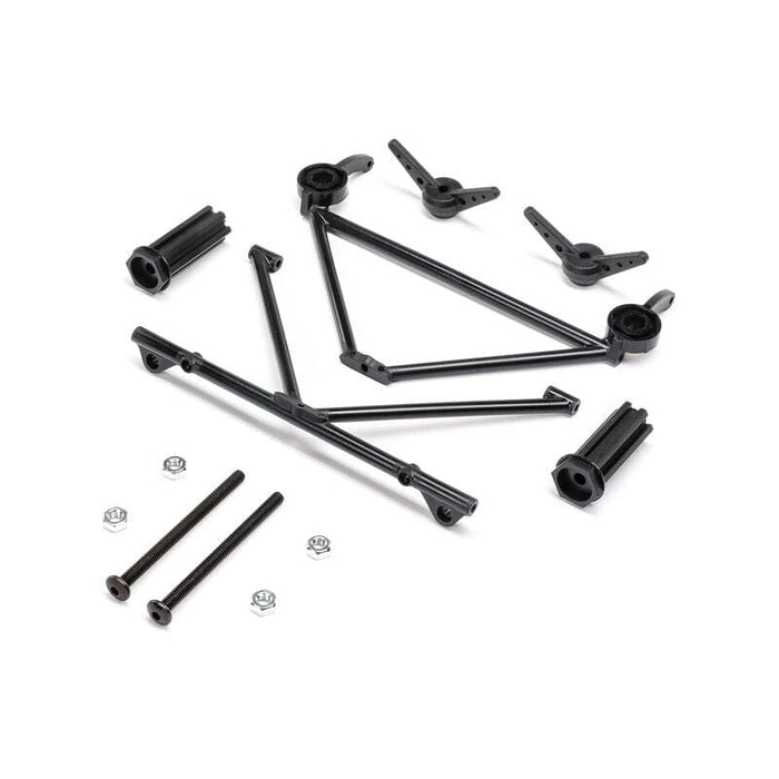 LOS230129 Spare Tire Mount & Support: 1/10 Baja Rey 2.0