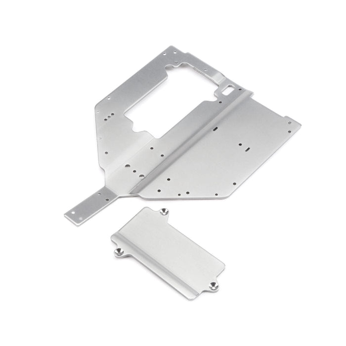LOS231010 Chassis Plate & Motor Cover Plate: Baja Rey