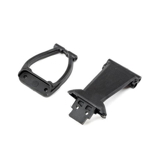 LOS231021 Front Bumper, Skid Plate and Support: Rock Rey
