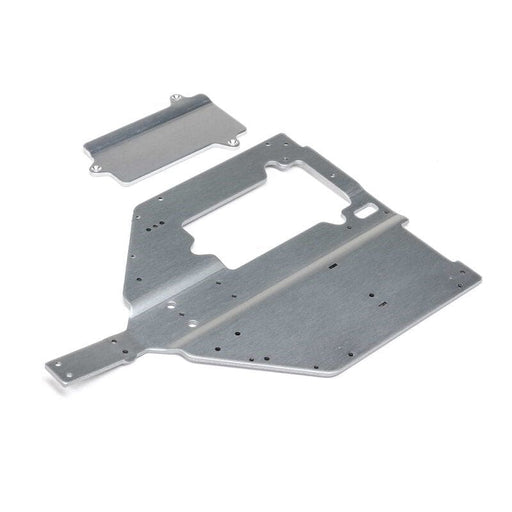 LOS231113 Chassis Plate & Motor Cover Plate: 1/10 Baja Rey 2.0