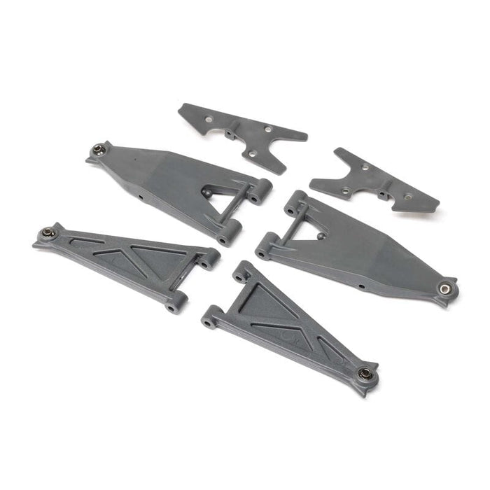 LOS234053 Front Suspension Arm Set, Gray: RZR Rey