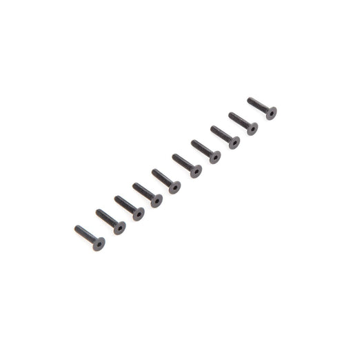 LOS235010 Flat Head Screws M2.5 x 12mm (10)