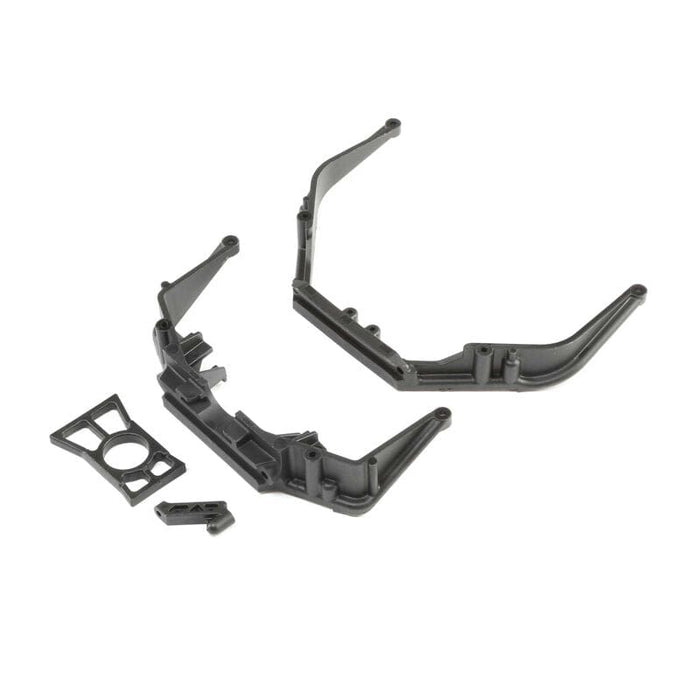 LOS241017 Front/Rear Chassis Brace Set and Diff Retainer Ring: LST 3XL-E