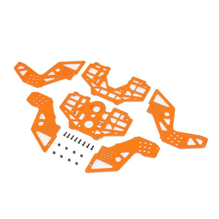 LOS241061 Chassis Set, Orange: LMT Mega BH