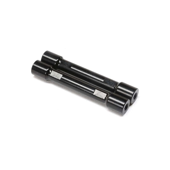 LOS241075 Aluminum Crossbar, Upper 4-link, Black (2): TLR Tuned LMT