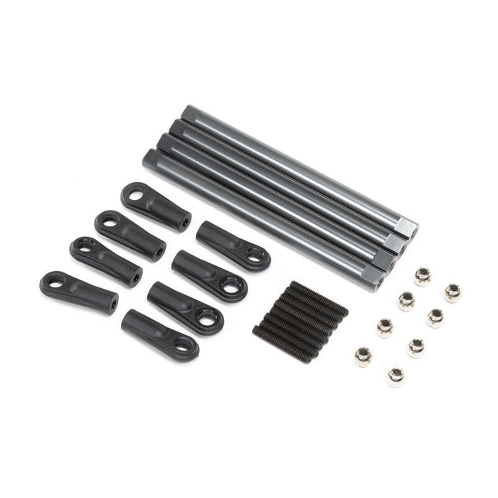 LOS244012 Lower 4-Link Bar Set, 15" Wheelbase (4): LMT Mega