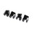LOS244018 Aluminum Lower 4-link Mounts (4): TLR Tuned LMT