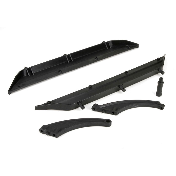 LOS251010 Chassis Side Guards & Chassis Braces: 1:5 DB XL