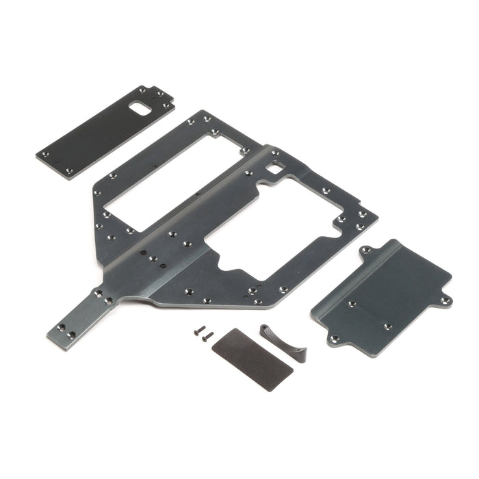 LOS251083 Chassis, Motor & Battery Cover Plates:SuperRockRey