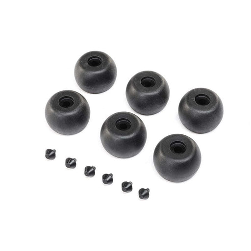 LOS264003 Lean Bar Wheels & Stops (6): Promoto-MX