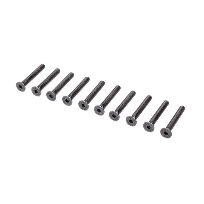 LOS265002 Flat Head Screws, M4 x 30mm (10)