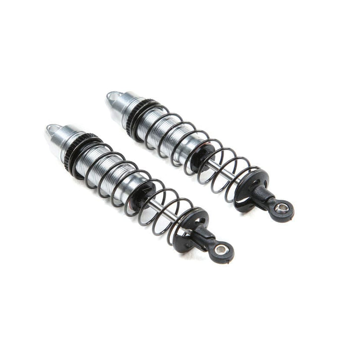 LOS314005 Shock Assembly, Rear, Aluminum, (2): Mini-T 2.0