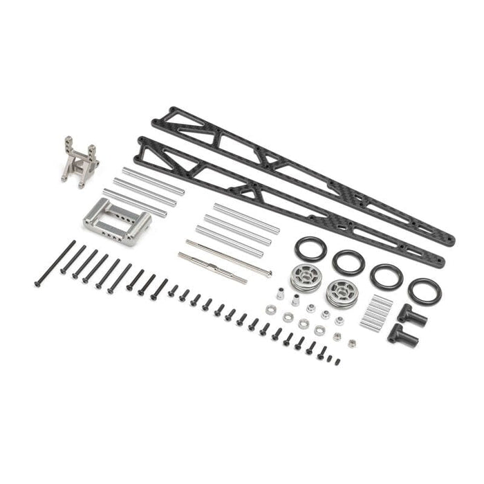 LOS331017 Carbon Wheelie Bar, Complete: 22S Drag