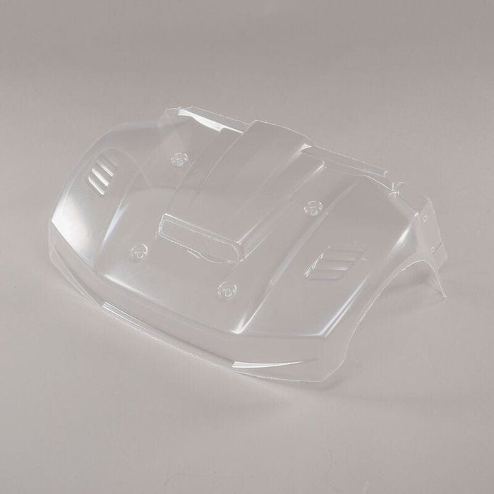 LOS350005 1/5 Clear Front Hood Section: 5ive-T 2.0