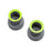 LOS41044 MT Wheel, Green Beadlock, Lt Grey(2): Mini LMT