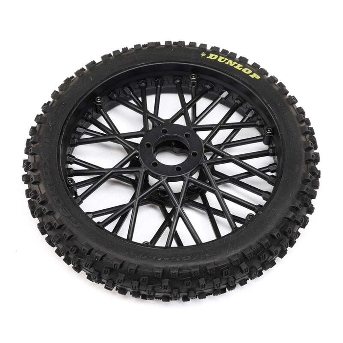 LOS46004 Dunlop MX53 Front Tire Mounted, Black: Promoto-MX