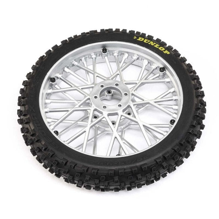 LOS46006 Dunlop MX53 Front Tire Mounted, Chrome: Promoto-MX