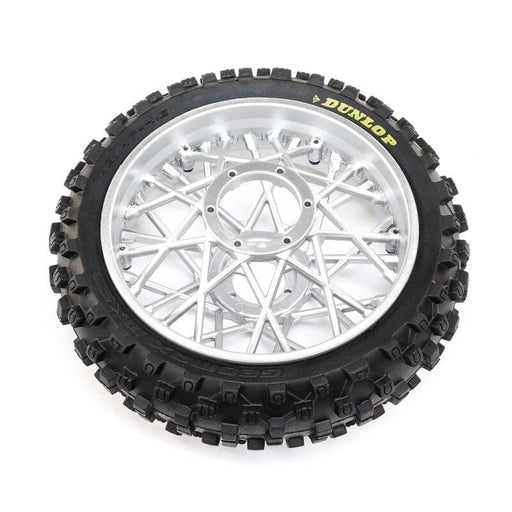 LOS46007 Dunlop MX53 Rear Tire Mounted, Chrome: Promoto-MX