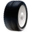 LOSA17701B 1/8 XTT TruggyTire,Bl,Mntd,w/ Wht Whl,0 0ffset (2)