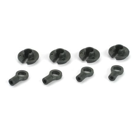 LOSA5079 Shock Ends & Cups (4)