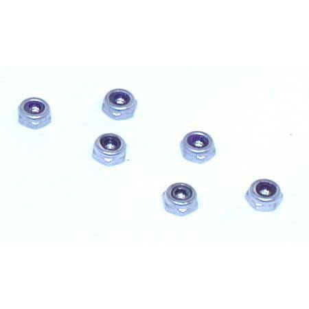 LOSA6305 4-40 Low Profile Alum Locknuts