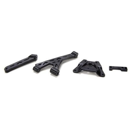 LOSB2278 Chassis Brace & Spacer Set (3): 10-T
