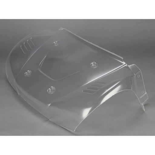 LOSB8101 Hood/Front Fenders Body Section, Clear: 5T