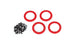 TRA8169R Traxxas Beadlock rings, Red (1.9') (aluminum) (4)/ 2x10 CS (48)