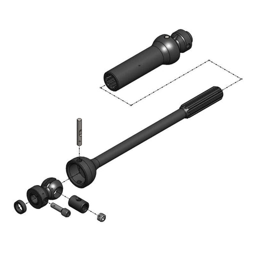 MIP18170 Center Drive Kit Single Shaft 140mm - 165mm With 5mm Hubs