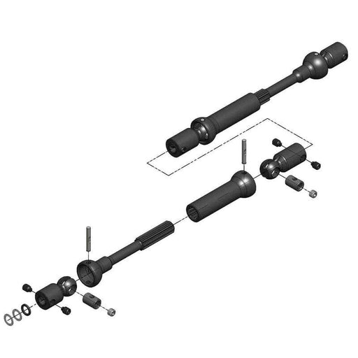 MIP18190 Center Drive Kit 120mm - 145mm With 5mm Hubs