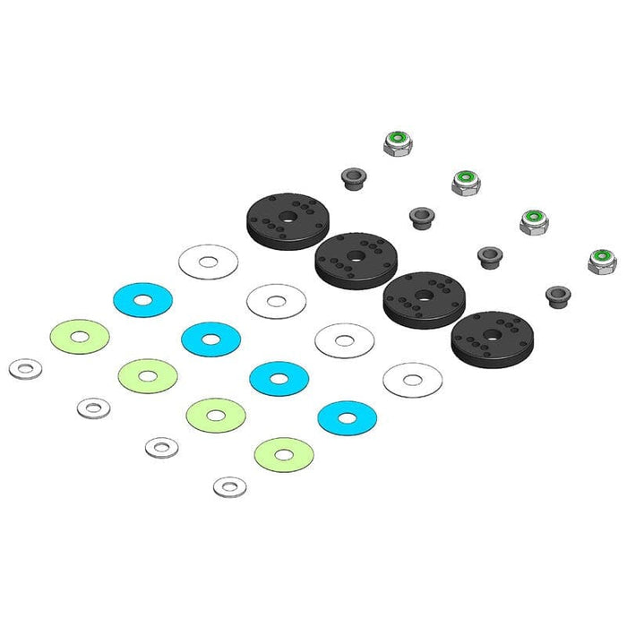 MIP19010 Bypass1 Pistons 5-Hole Set, 16mm: Tekno 1/8