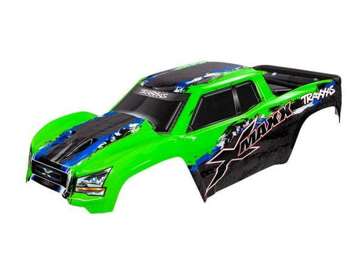 TRA7811G Traxxas Body, X-Maxx, green (painted, decals applied)