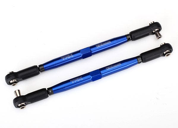 TRA7748X Traxxas Toe links, X-Maxx (TUBES blue-anodized, 7075-T6 alumi